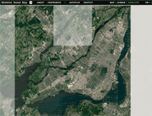 Tablet Screenshot of montrealsoundmap.com